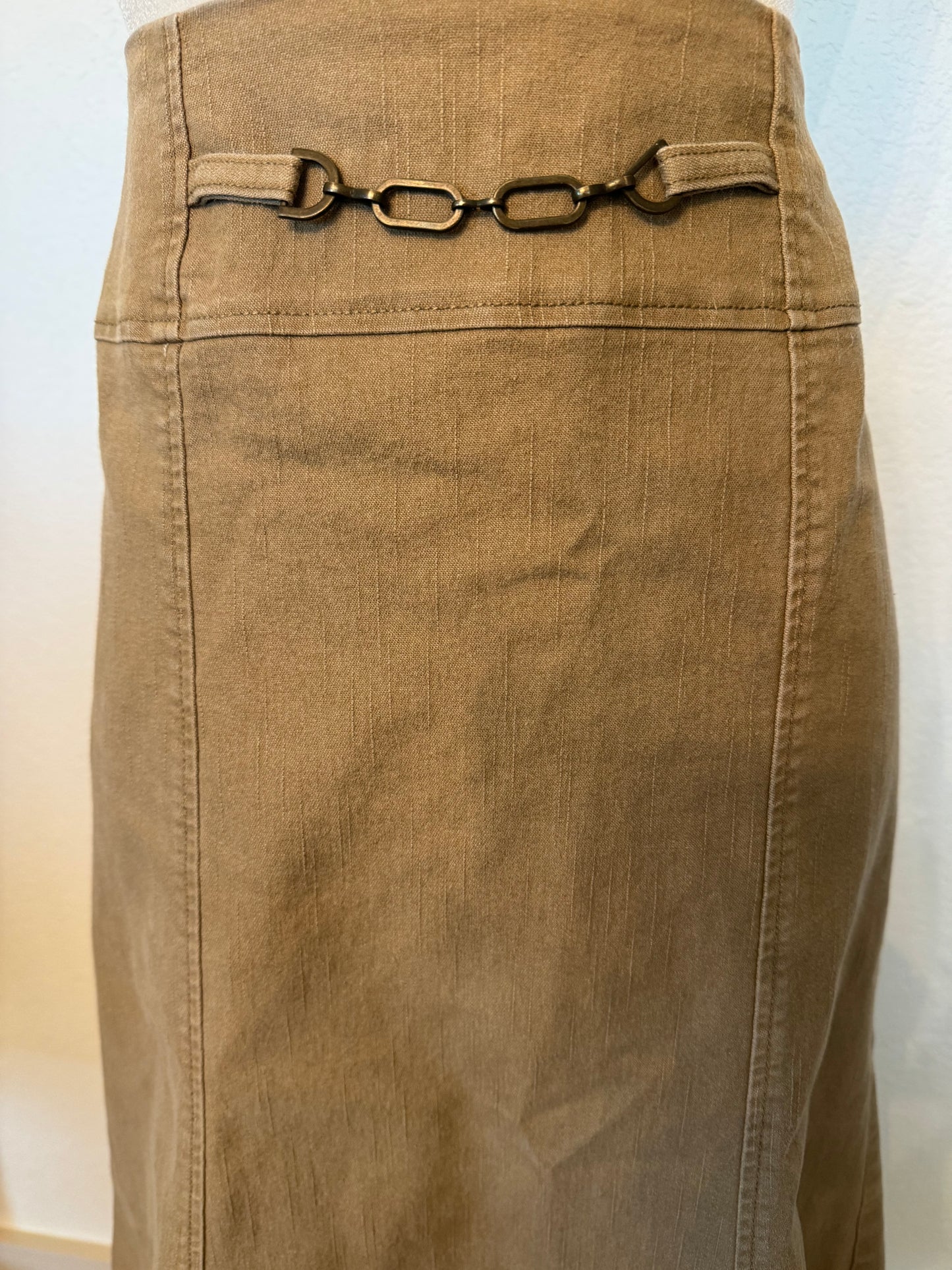 NYCC Tan Denim Skirt