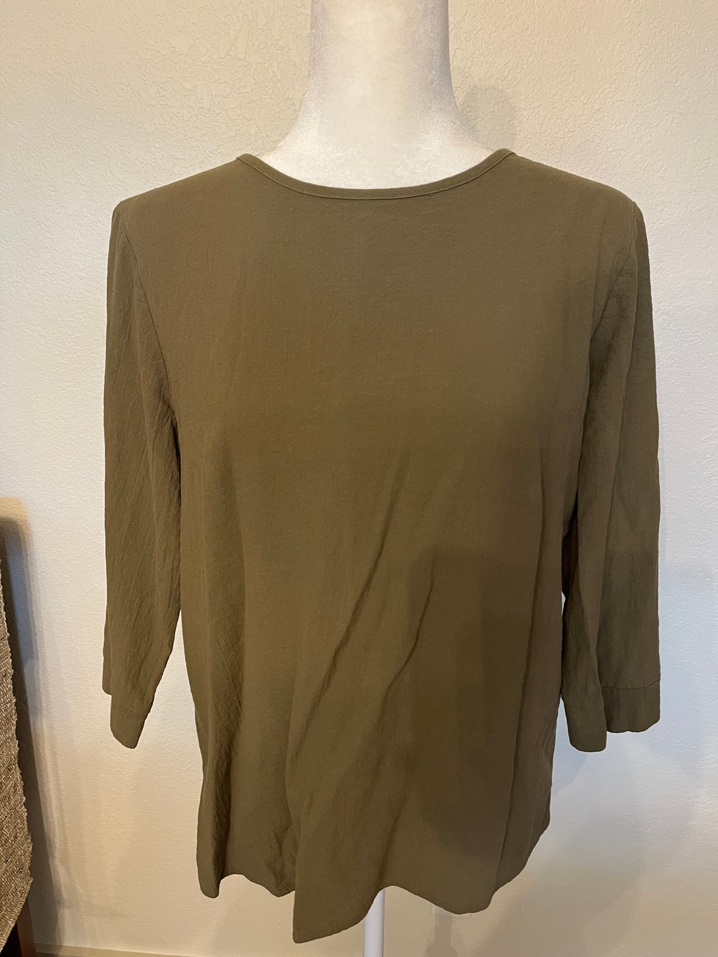 Ranlege Olive Green Top