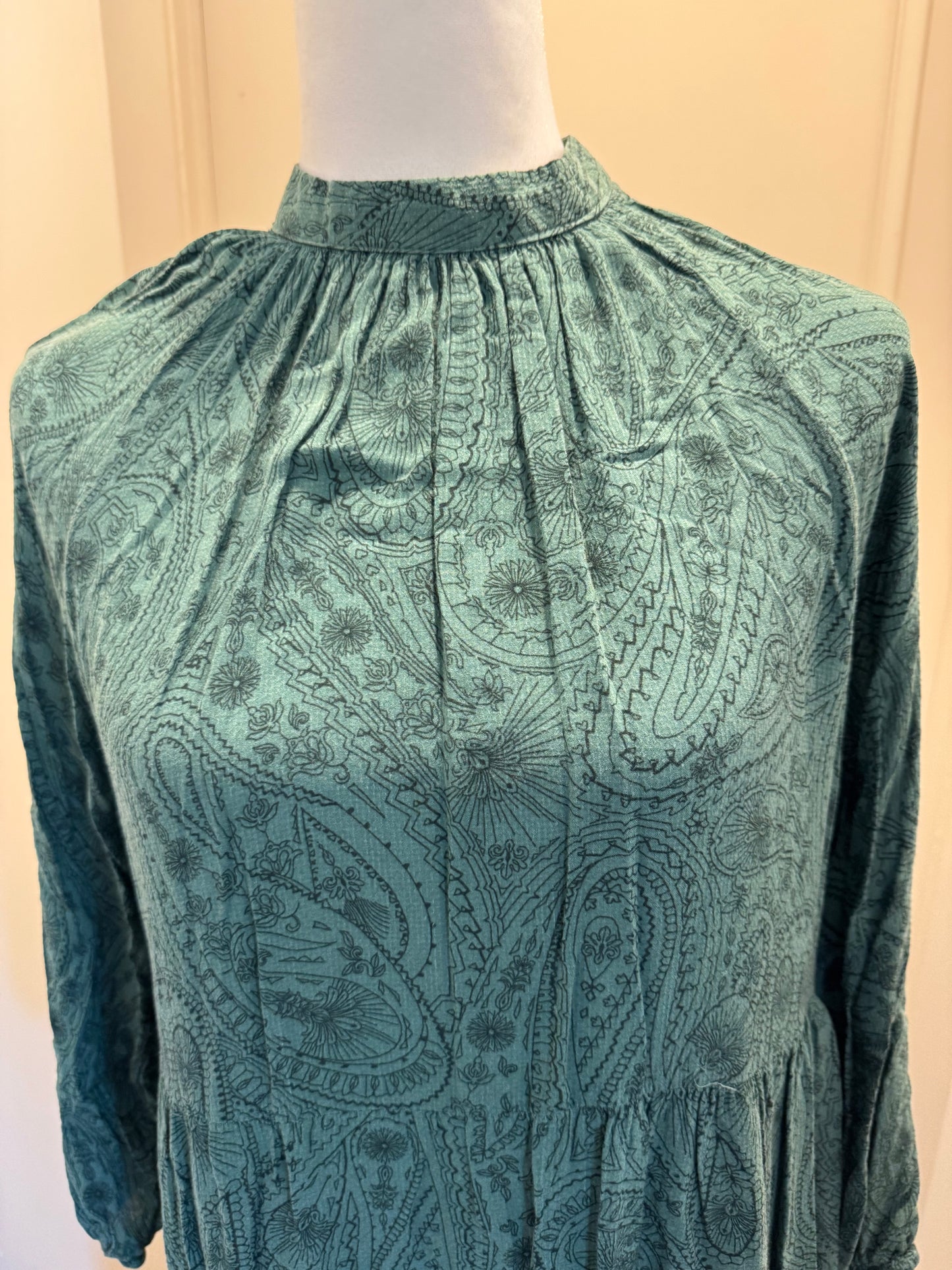 A New Day Green and Black Maxi Dress