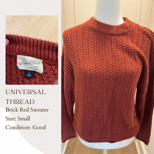 Universal Thread Brick Red Sweater