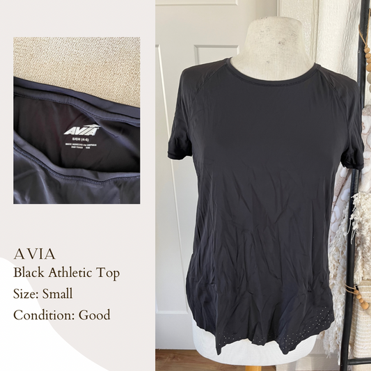 Avia Black Athletic Top