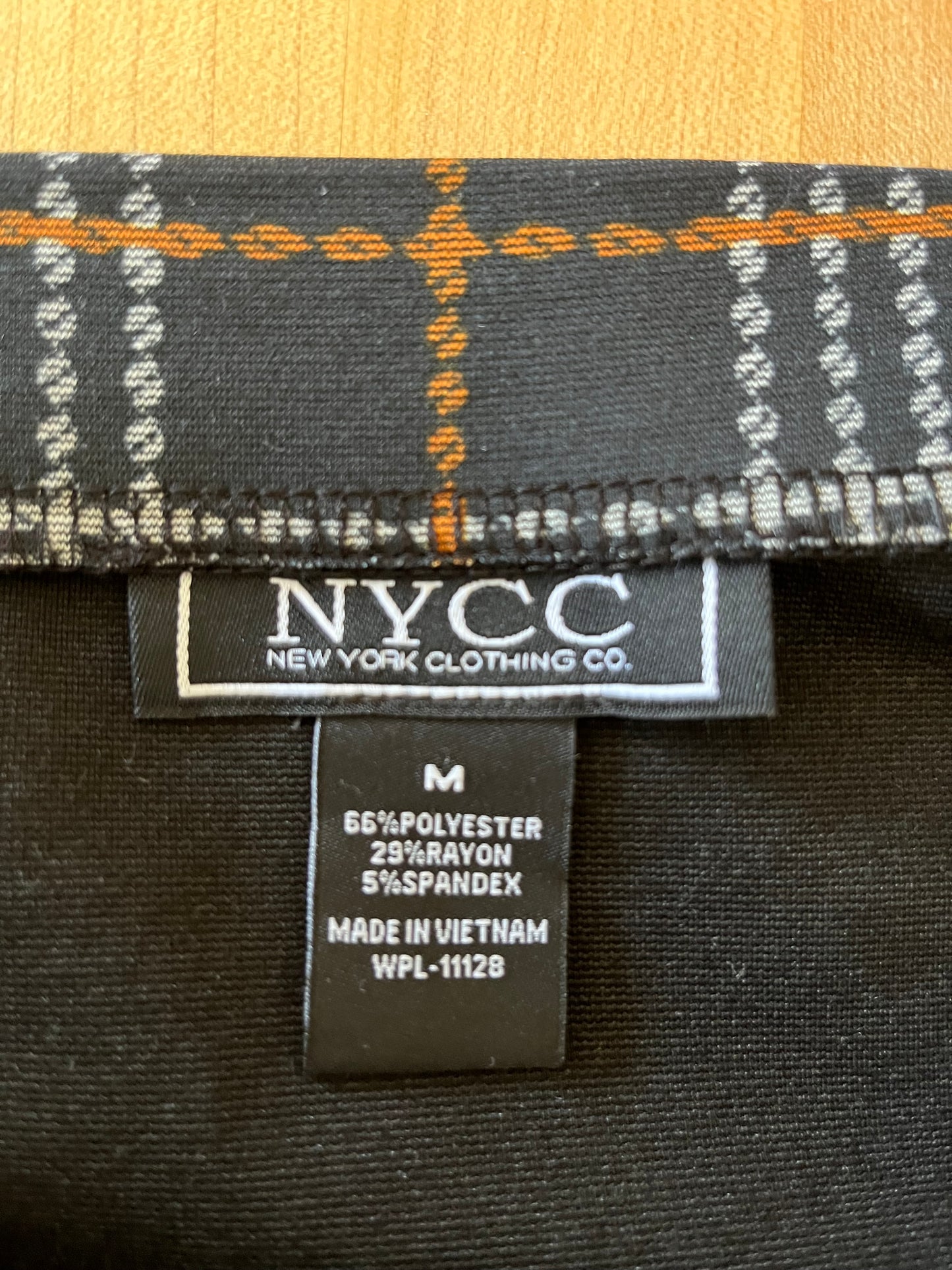 NYCC Black and White Plaid Pencil Skirt