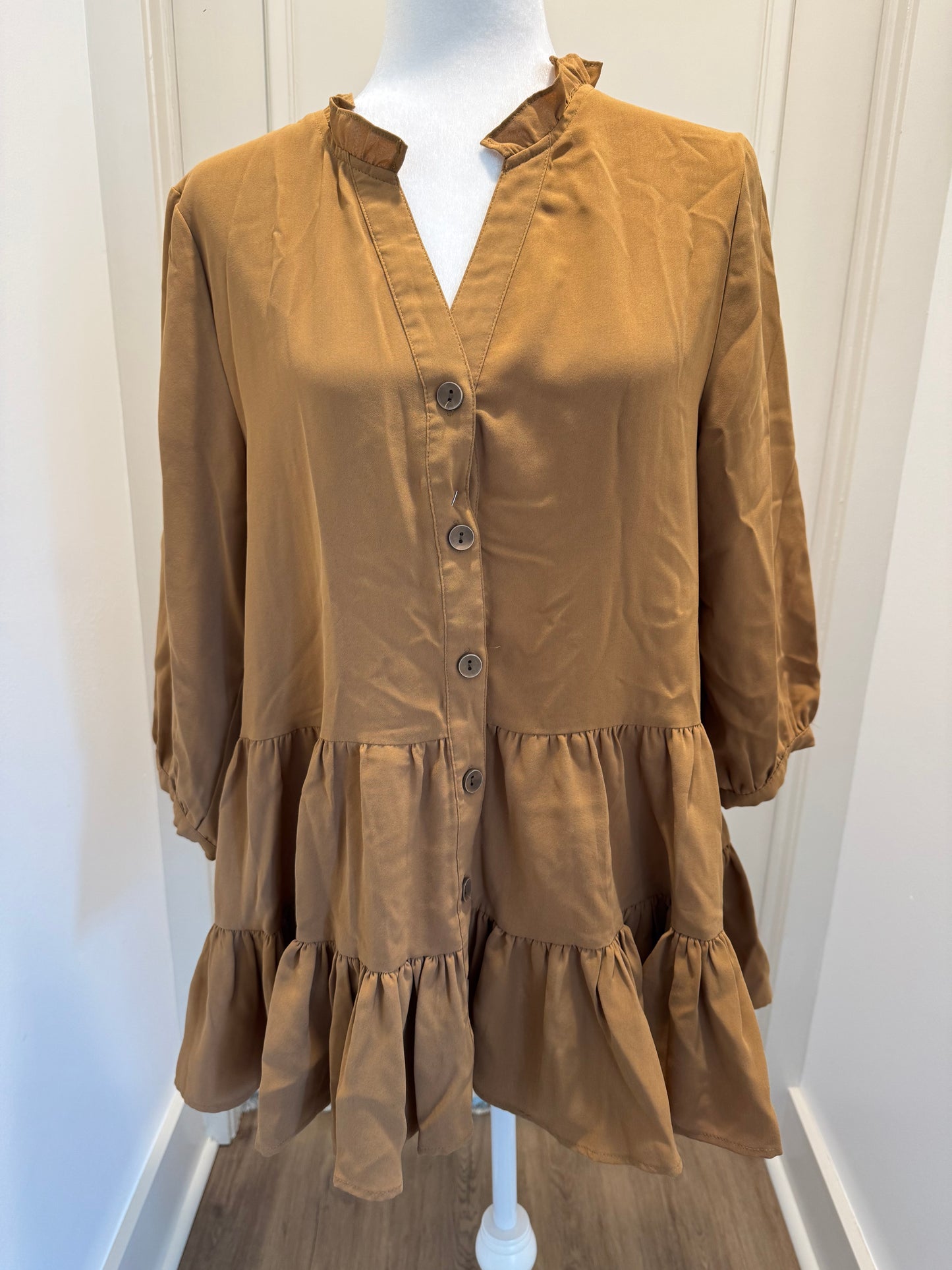 Versona Rust Layered Top