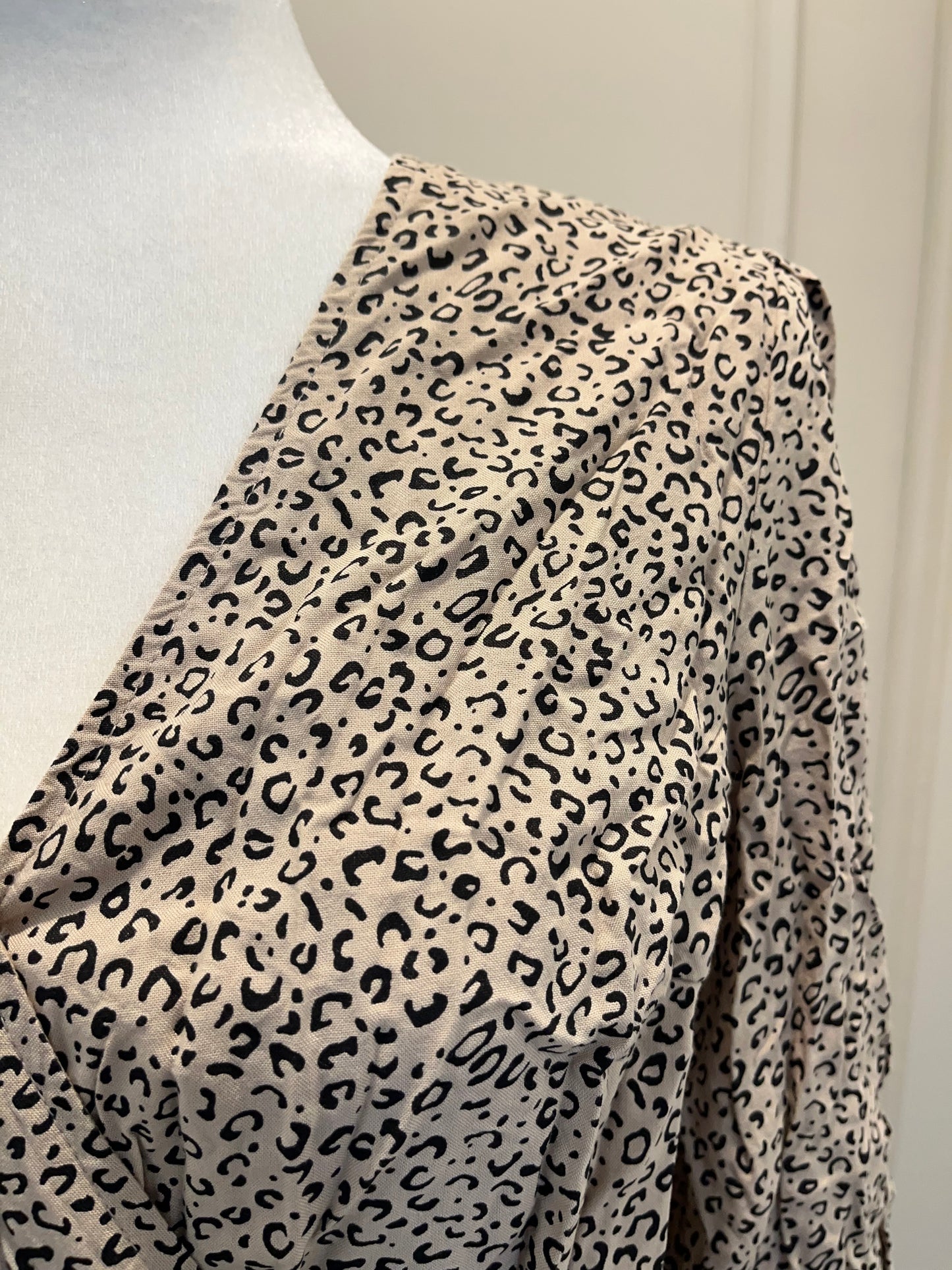 Japna Leopard Wrap Top