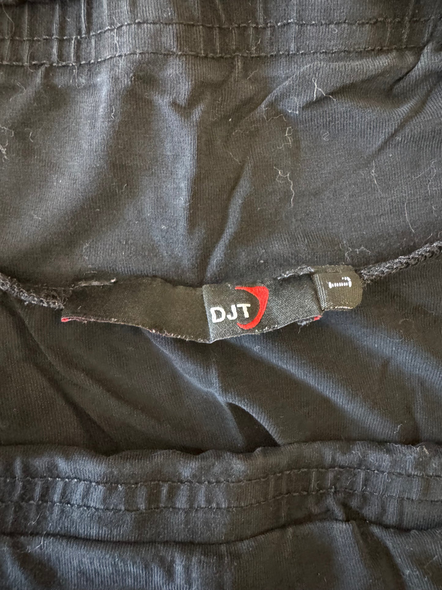 DJT Black Knit Midi Skirt