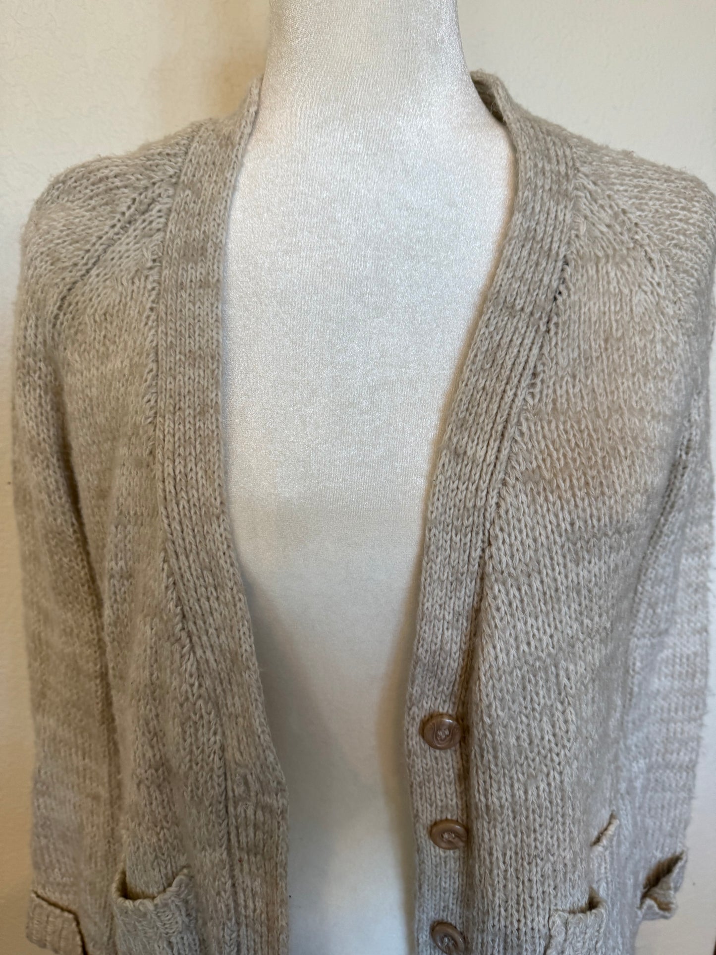 Whispers Cream Knit Cardigan