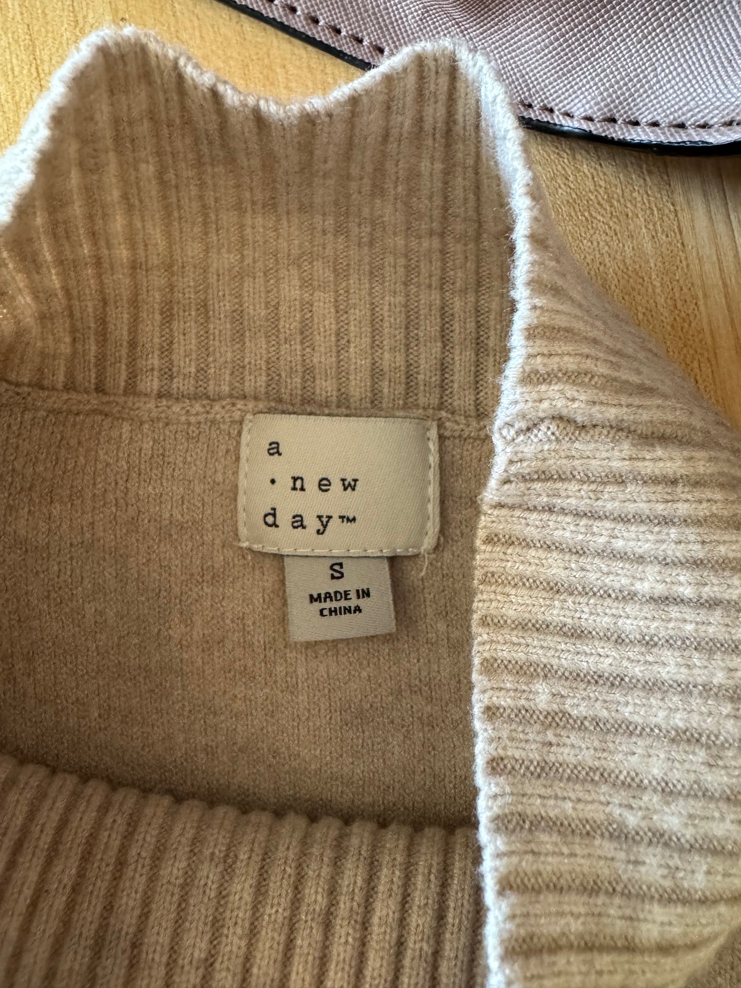 A New Day Beige Sweater Dress