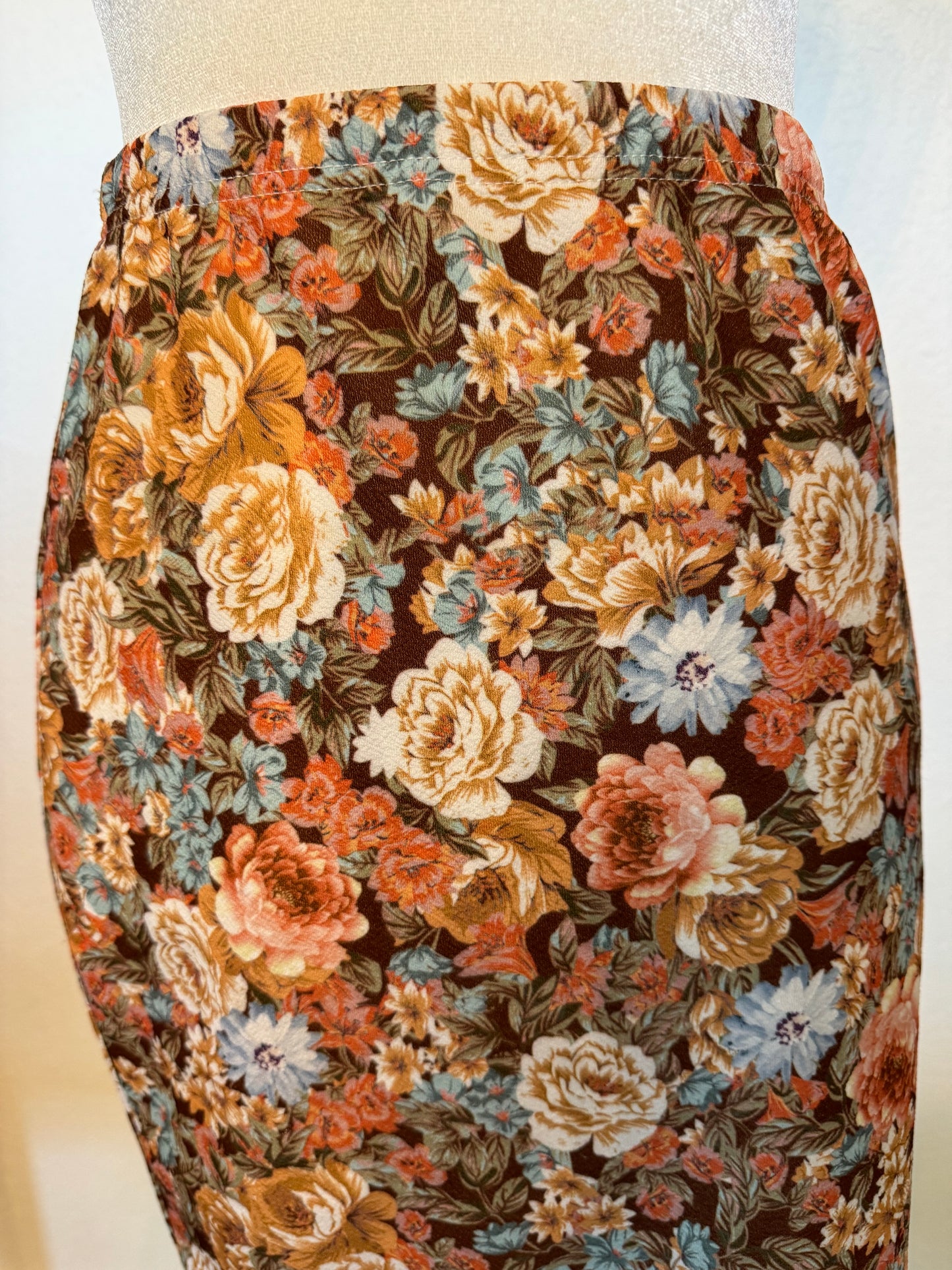 Shein Multicolor Floral Pencil Skirt