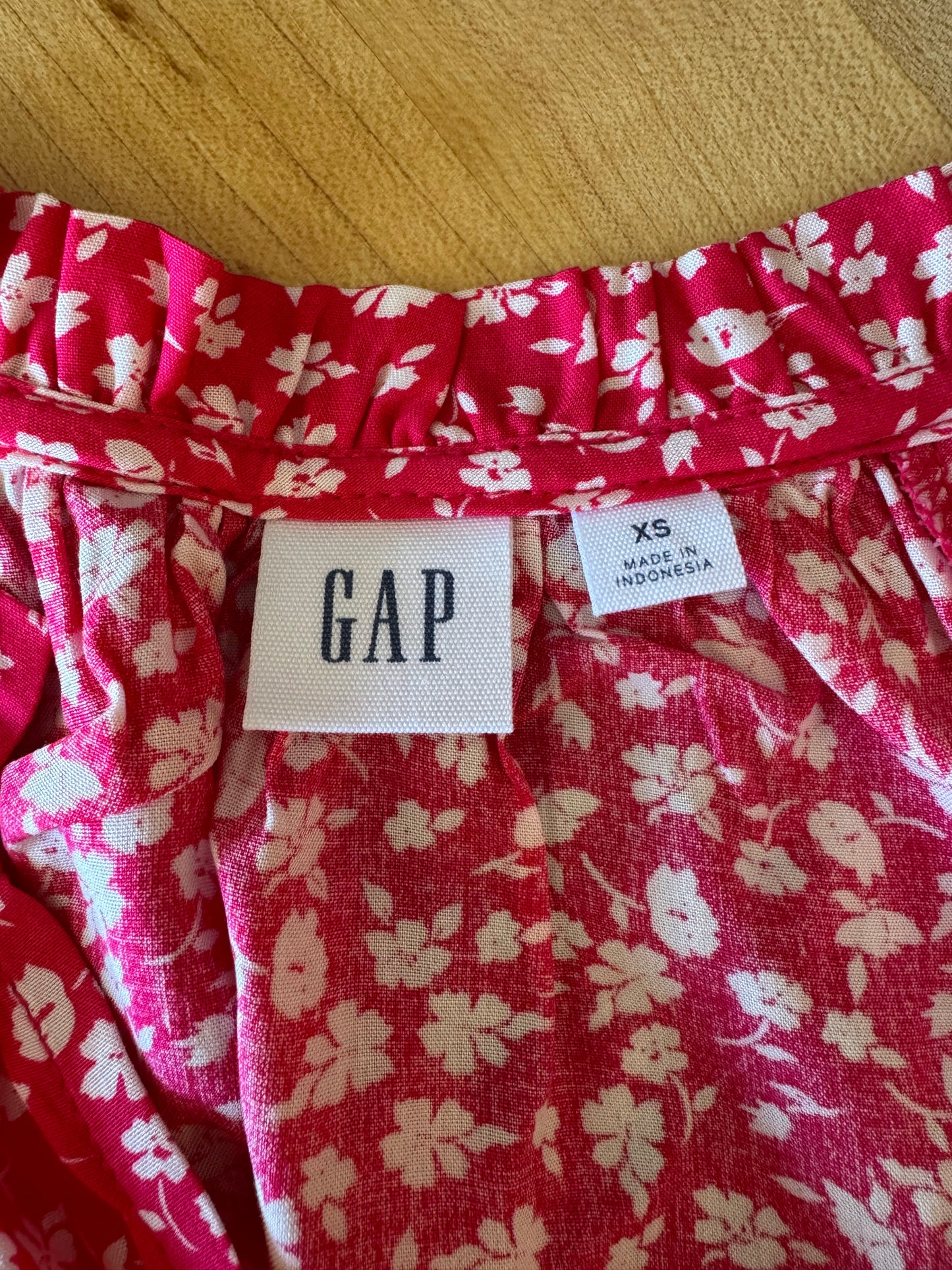 GAP Pink Floral Top
