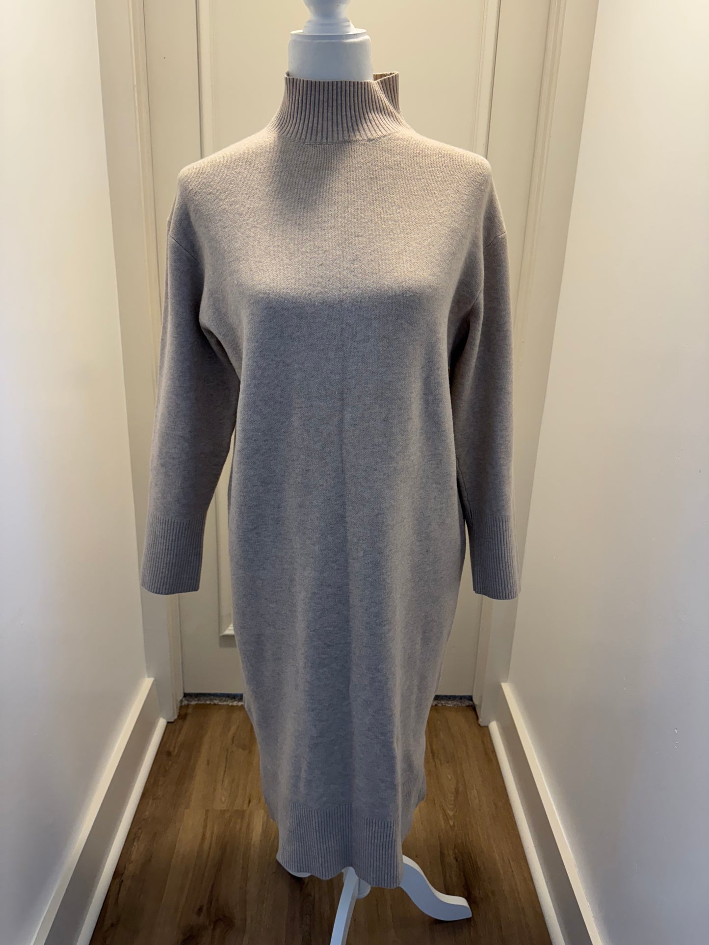 A New Day Beige Sweater Dress