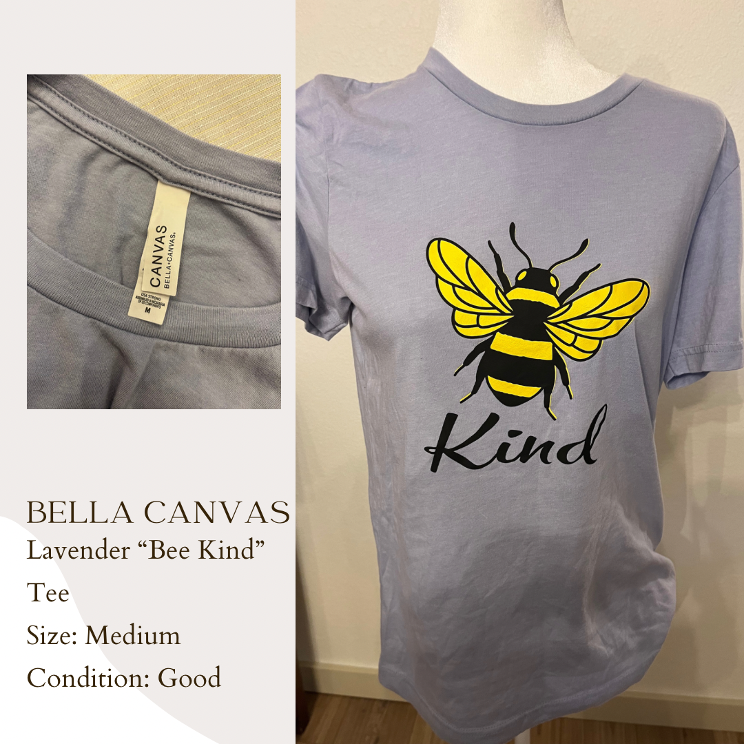 Bella Canvas Lavender “Bee Kind” Tee