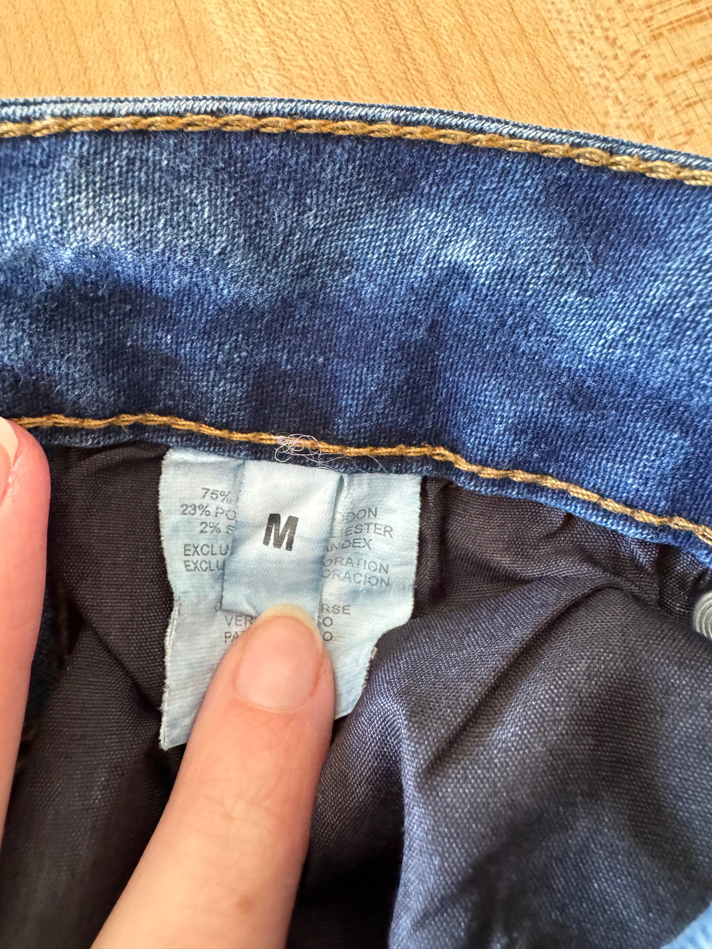 Be Girl Button Front Denim Skirt