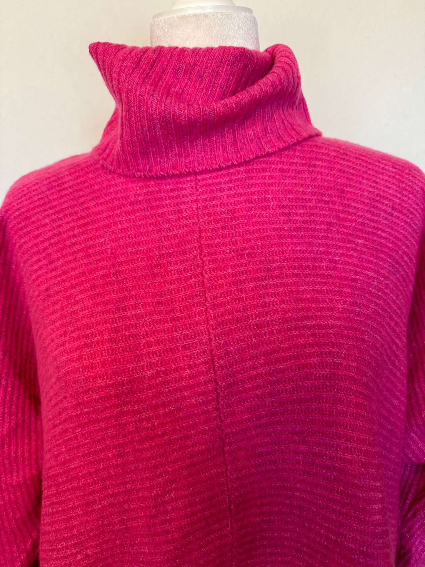 Cece Pink Turtle Neck Sweater