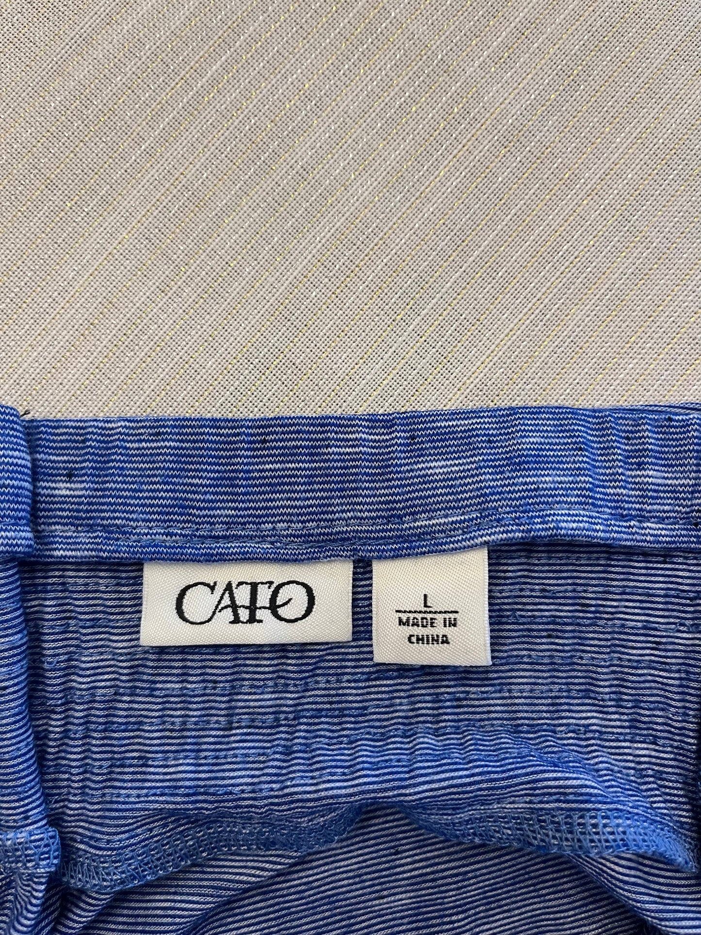 Cato Heathered Blue Maxi Skirt