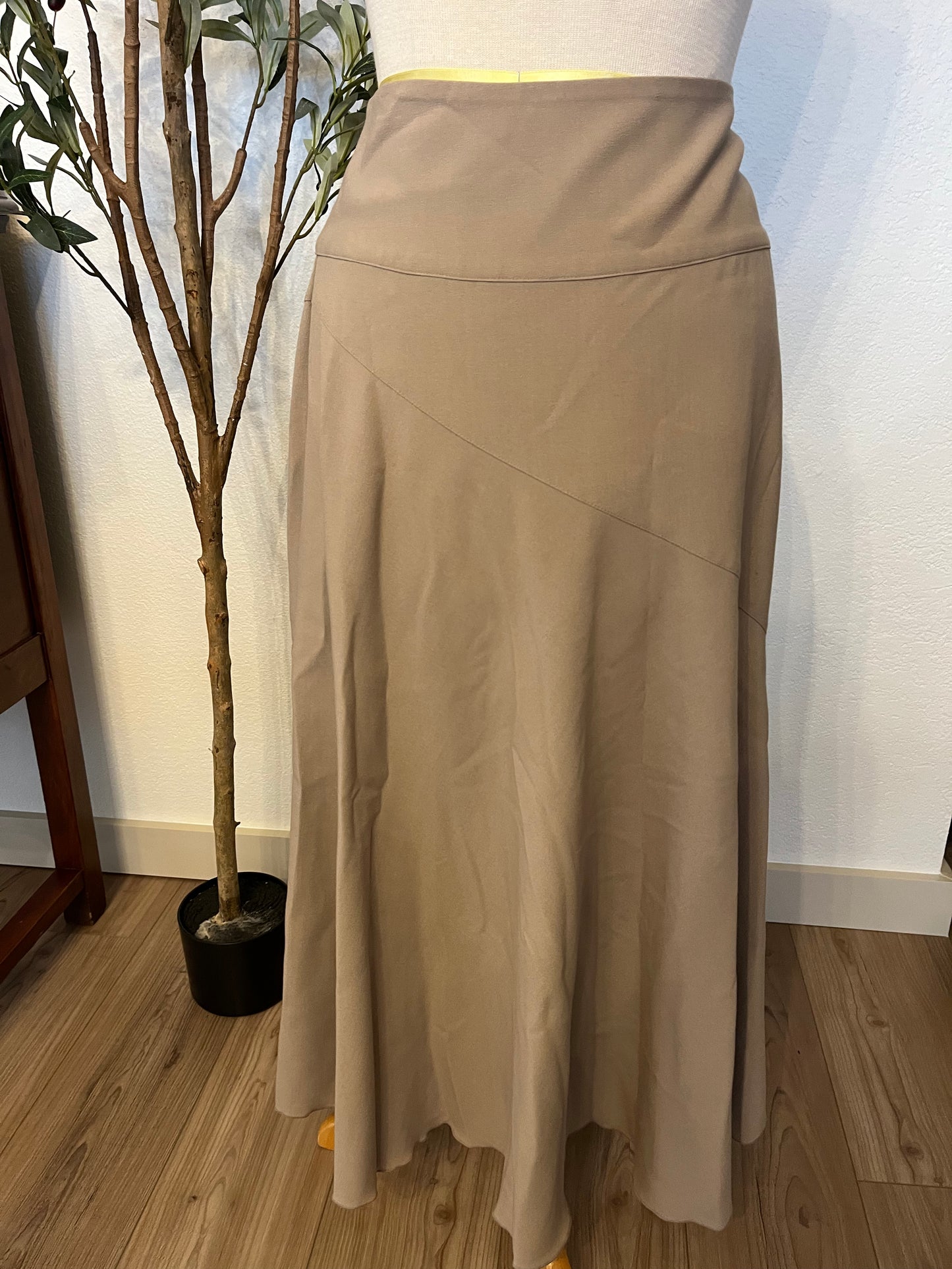 Christopher & Banks Tan Maxi Skirt