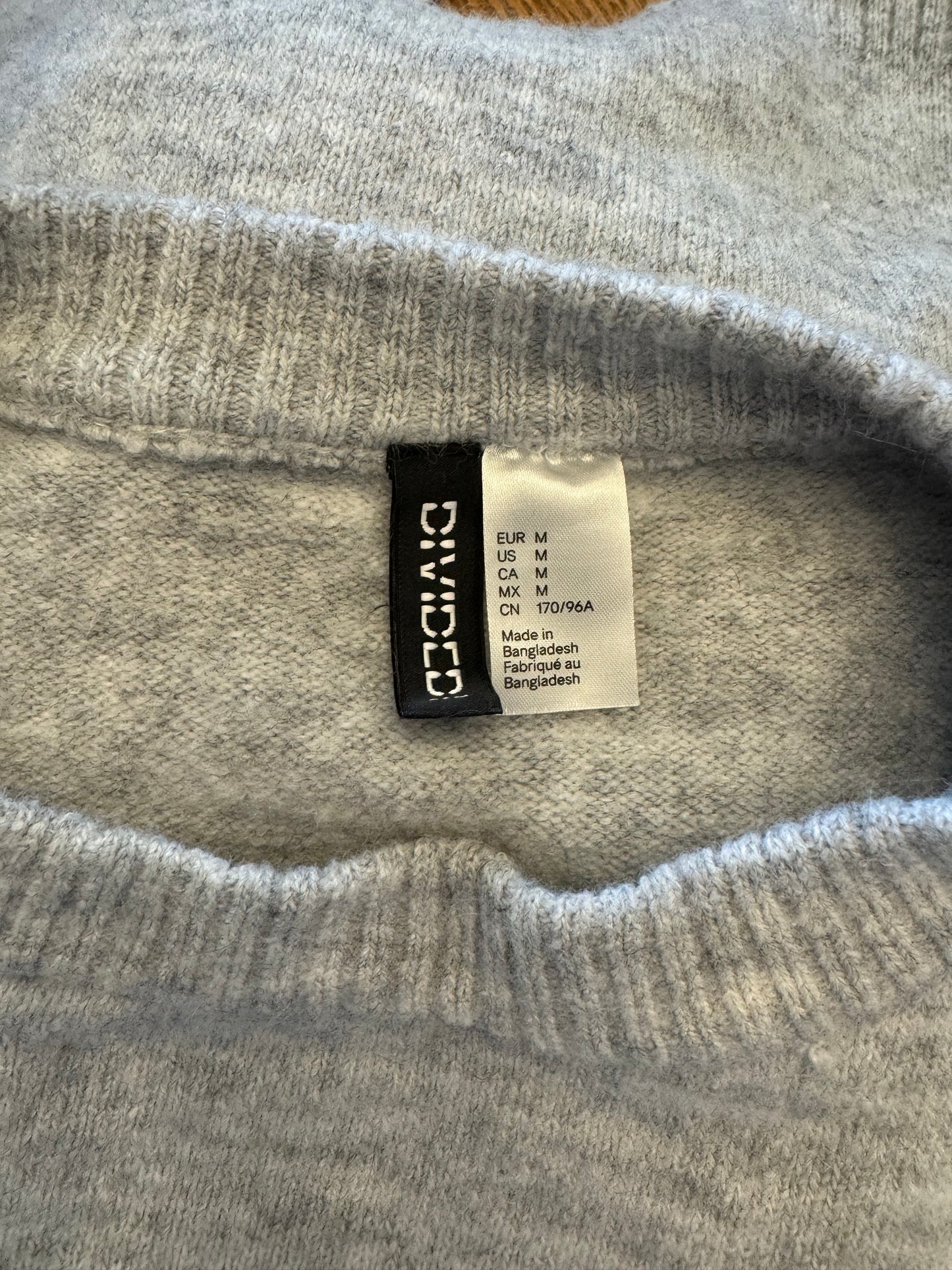 Divided Gray Sweater