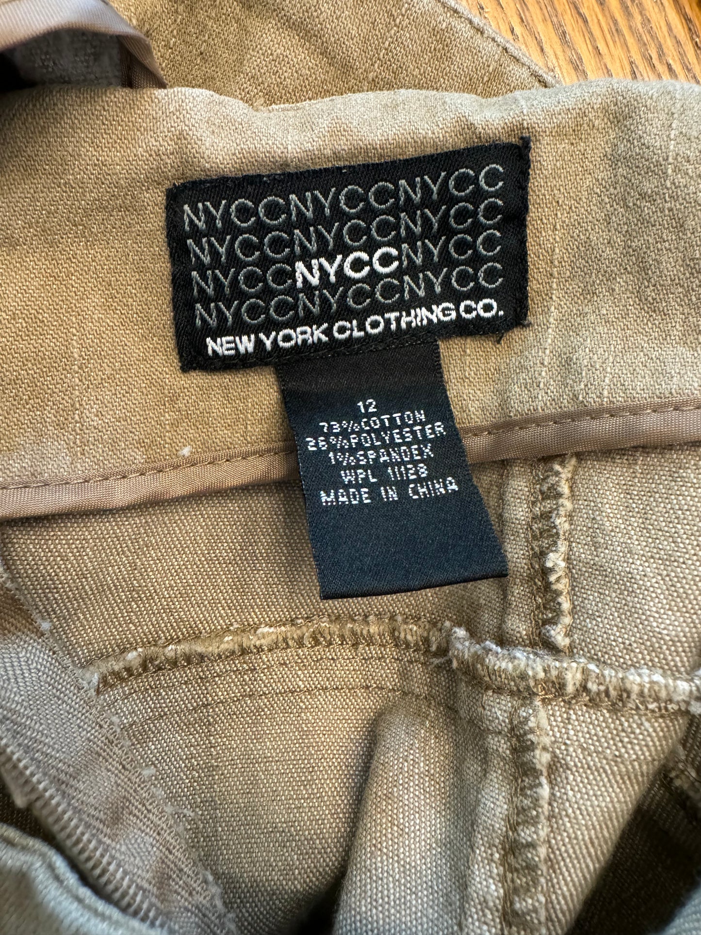 NYCC Tan Denim Skirt