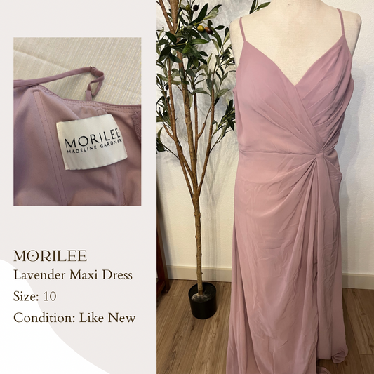 Morilee Lavender Maxi Dress