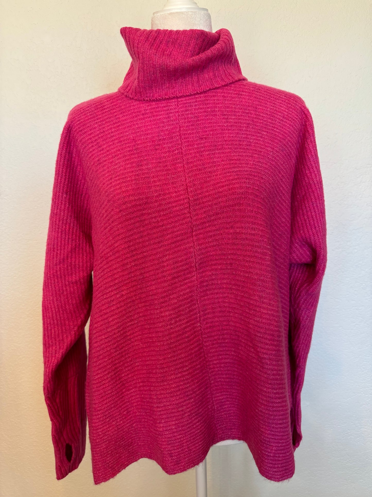 Cece Pink Turtle Neck Sweater