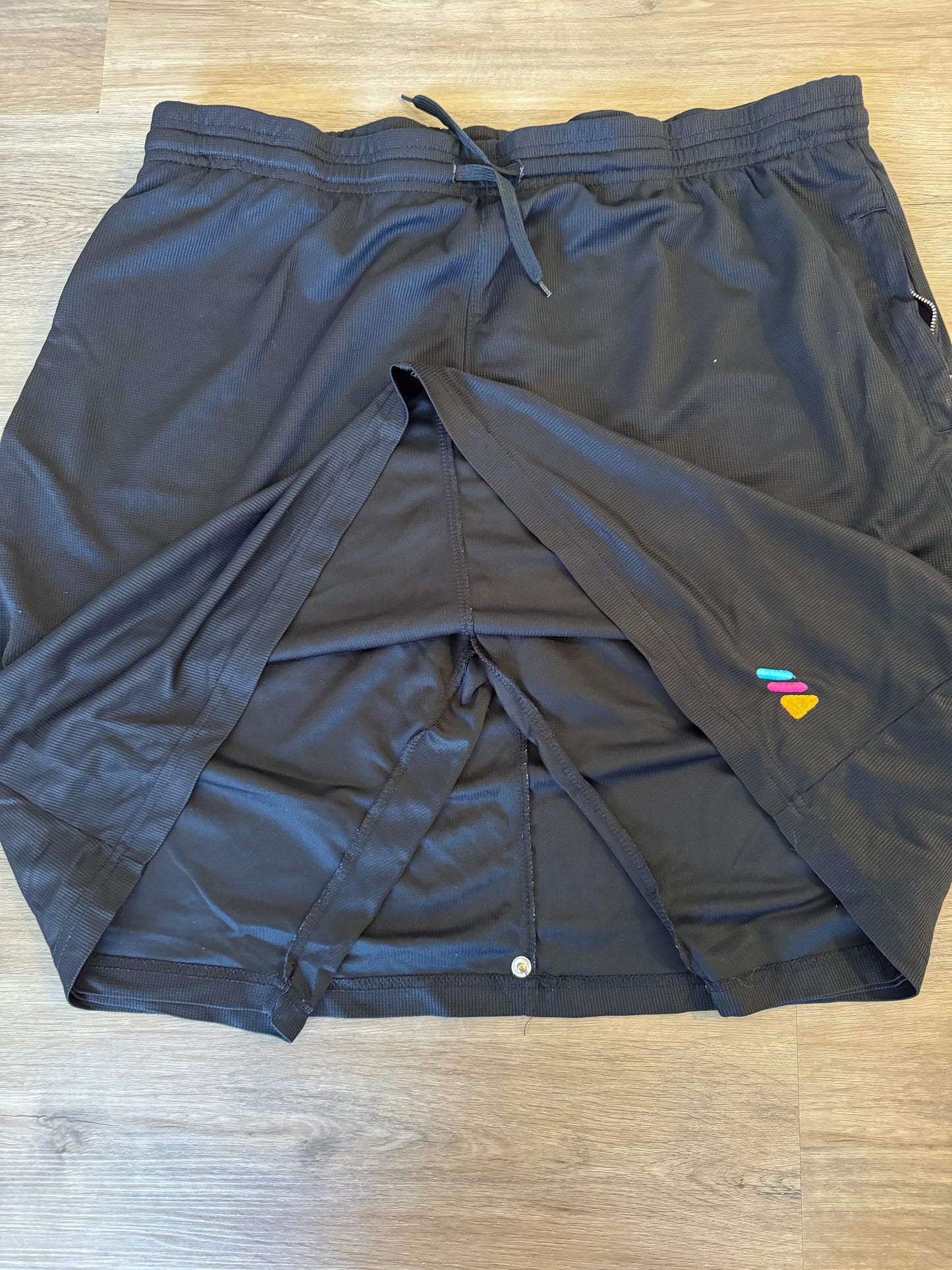 MOD Black Athletic Skirt With Attached Leggings