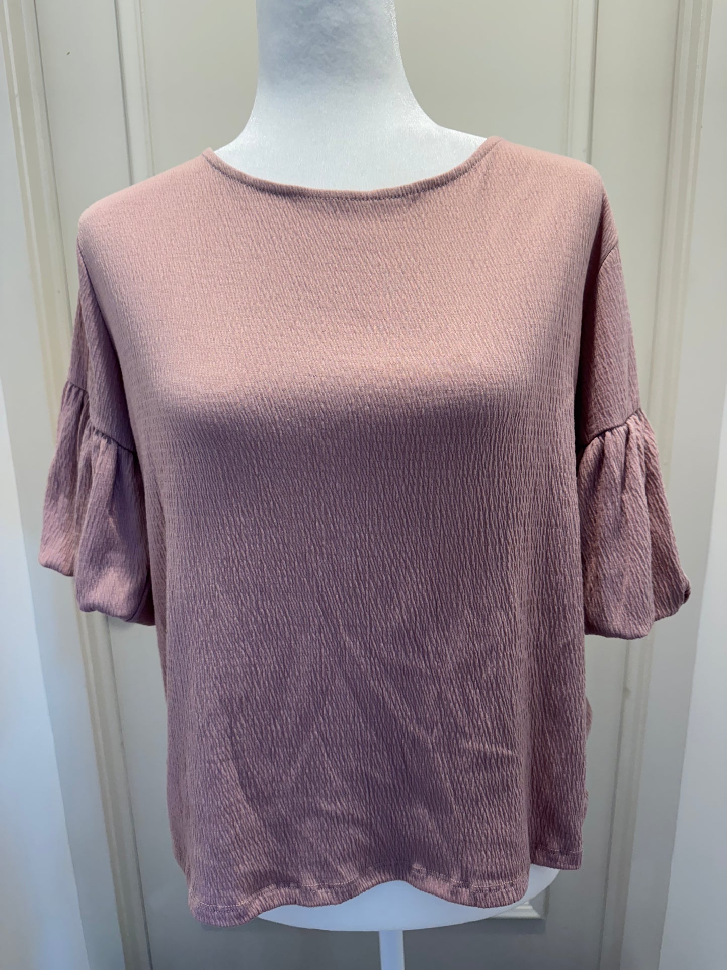 Cable & Gauge Dusty Rose Top