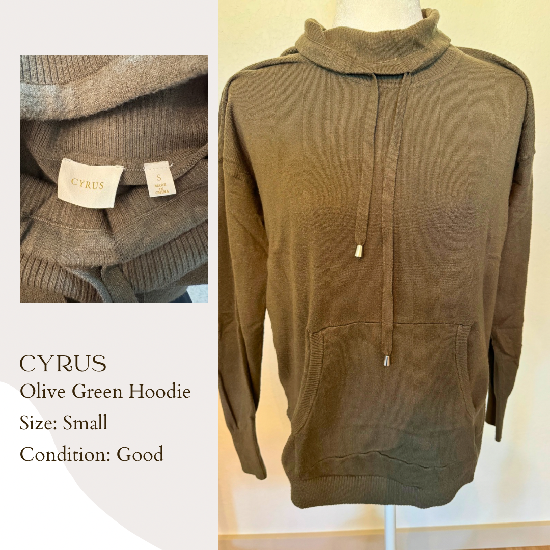 Cyrus Olive Green Hoodie