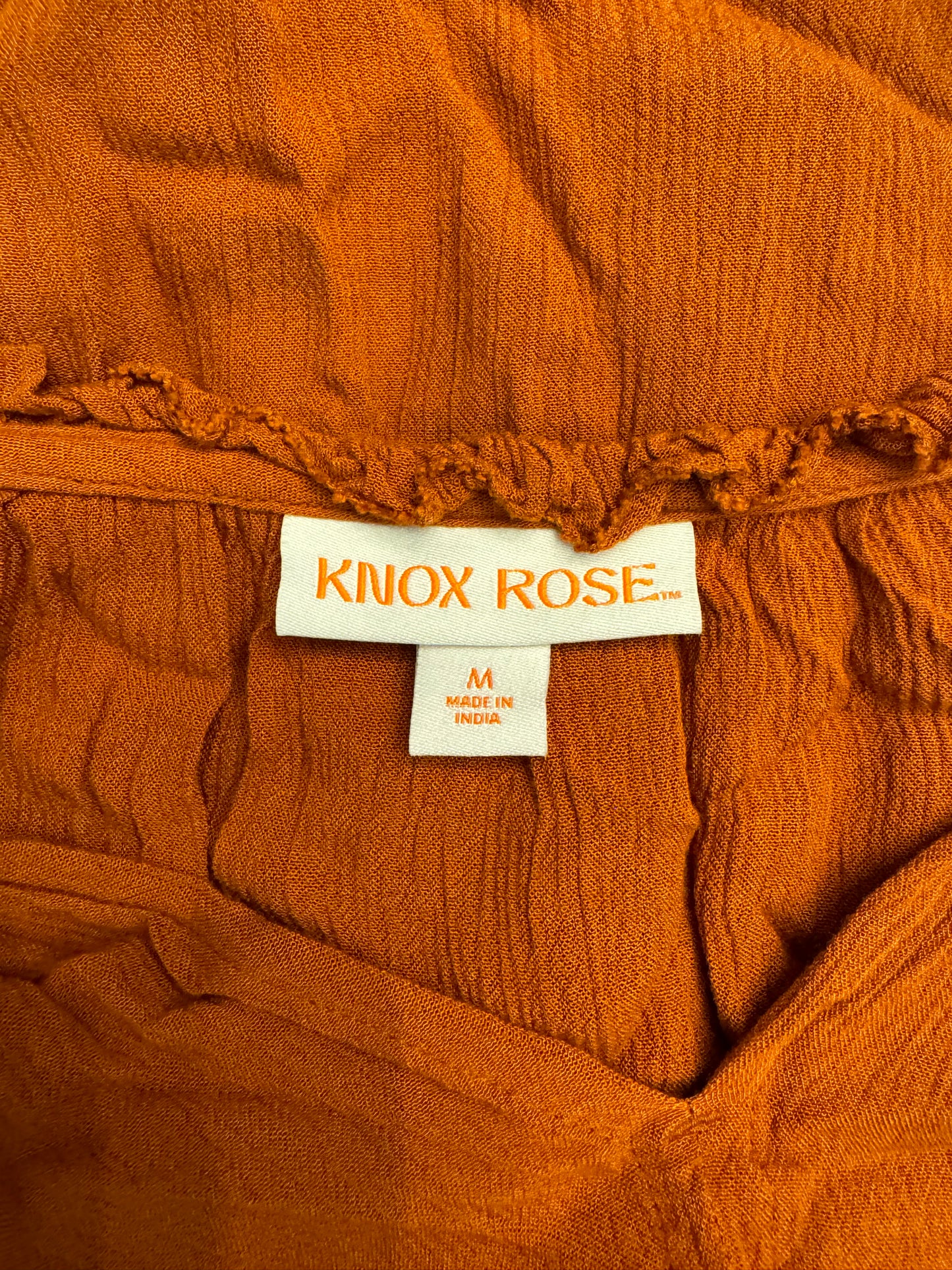 Knox Rose Burnt Orange Top