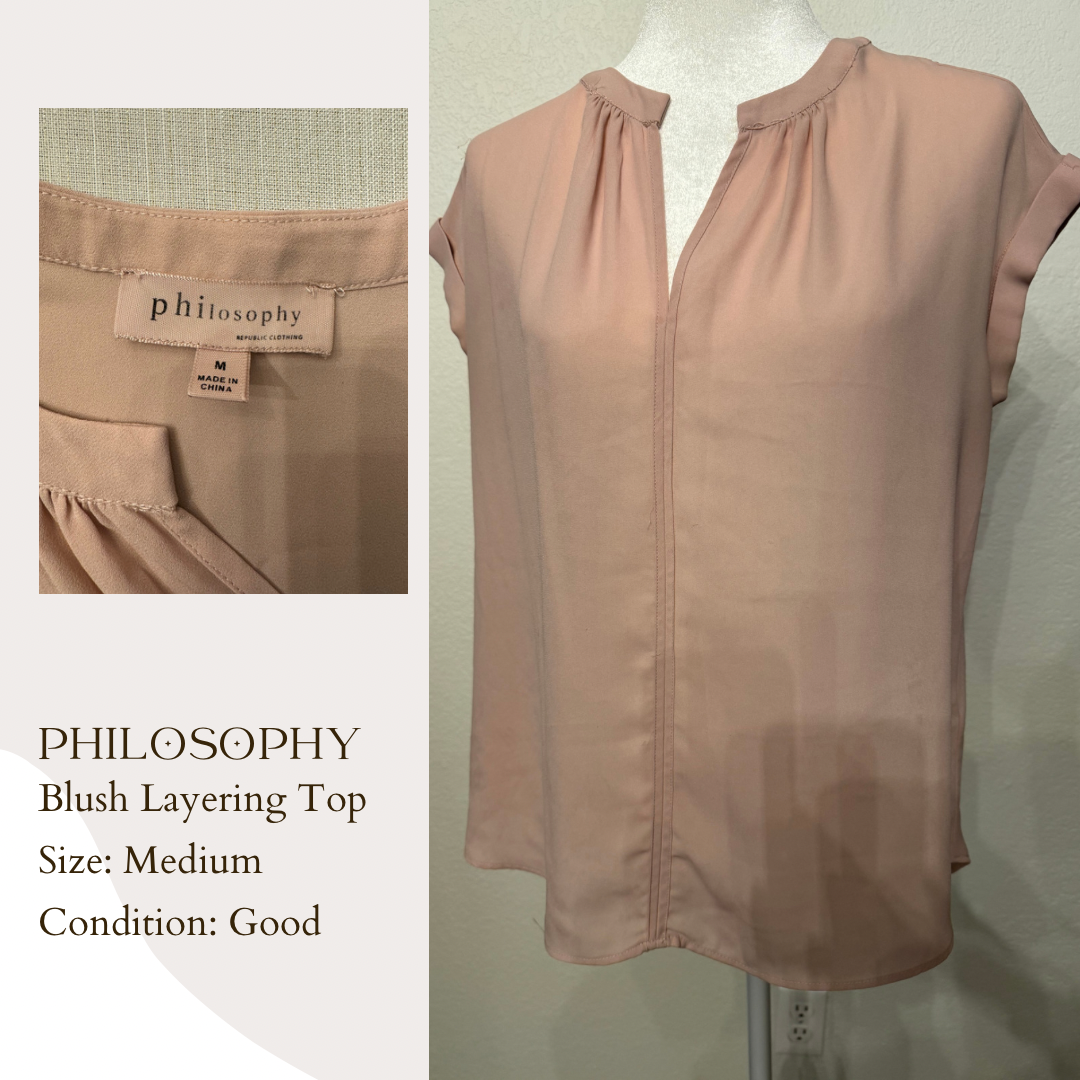 Philosophy Blush Layering Top