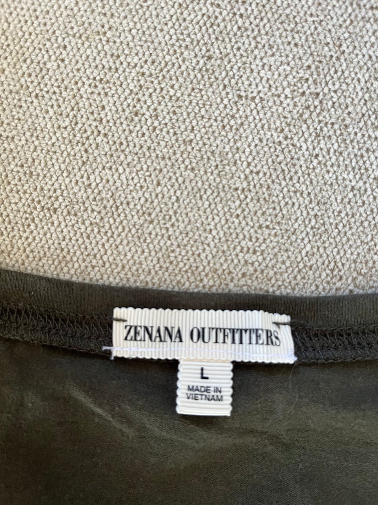 Zenana Outfitters Sage Green Layering Top