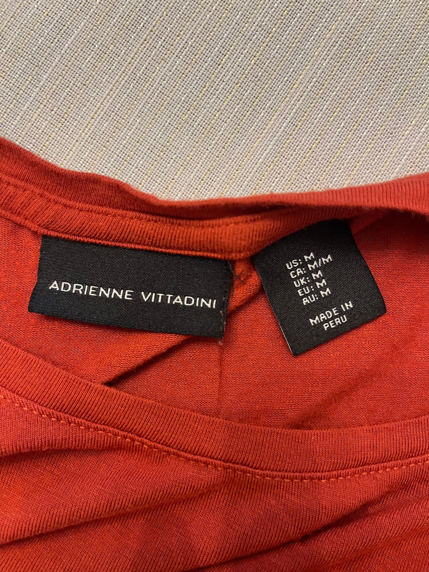 Adrienne Vittadini Rust Layering Tank