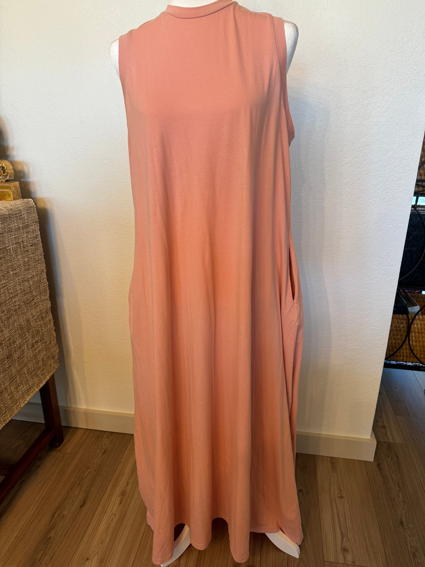 Shein Peach Maxi Dress