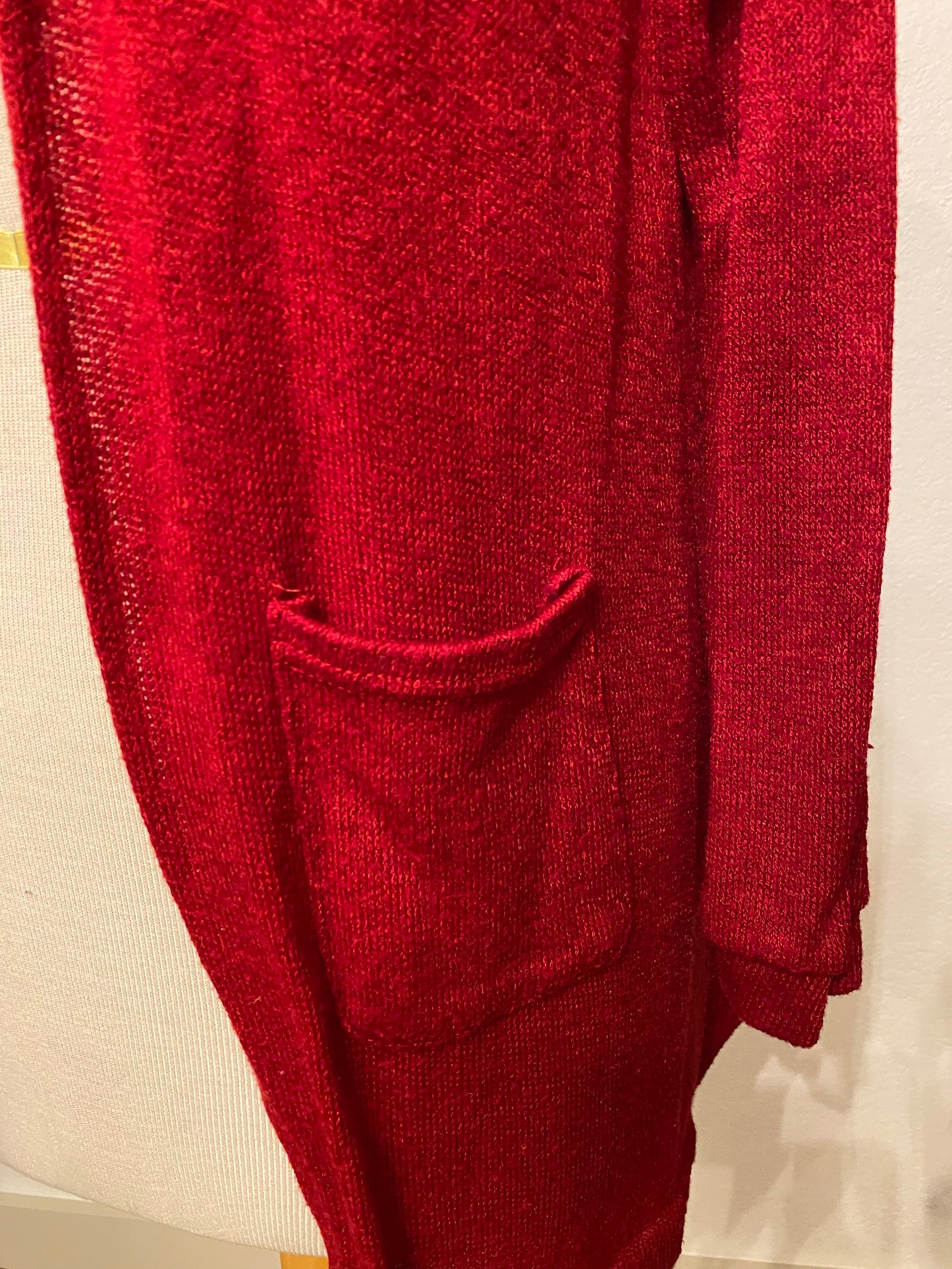 No Brand Red Cardigan