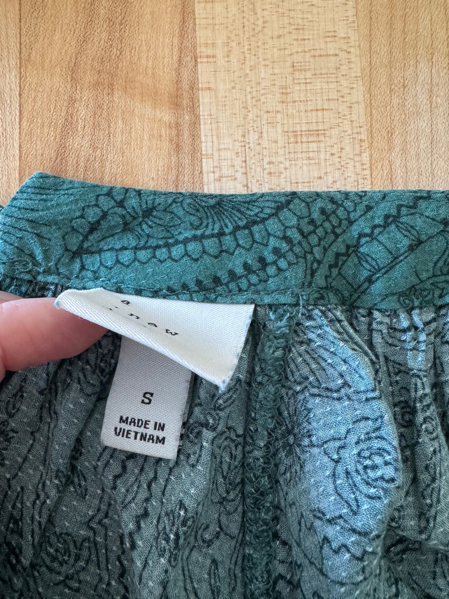 A New Day Green and Black Maxi Dress