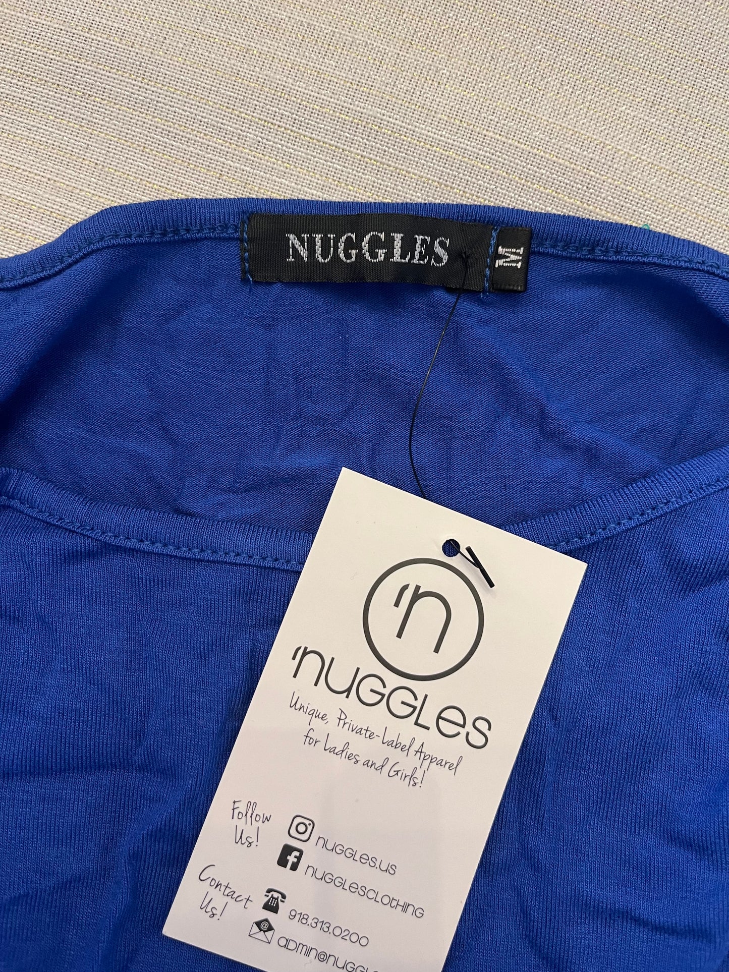 Nuggles Royal Blue Layering Top