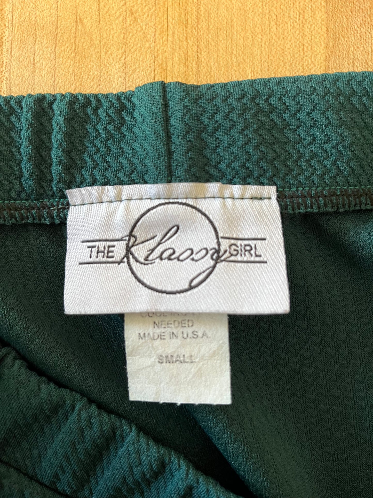 Klassy Girl Emerald Green Pencil Skirt