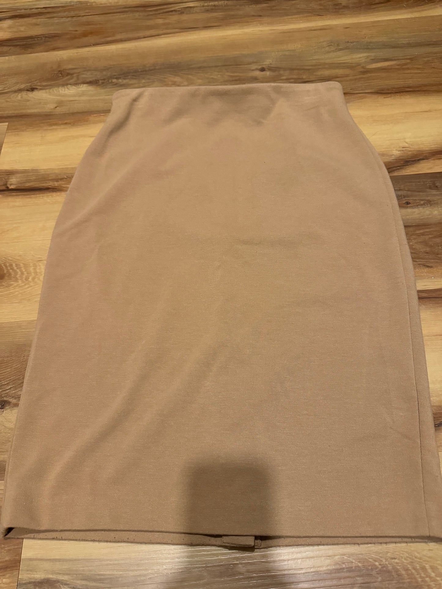 Philosophy Beige Knit Pencil Skirt