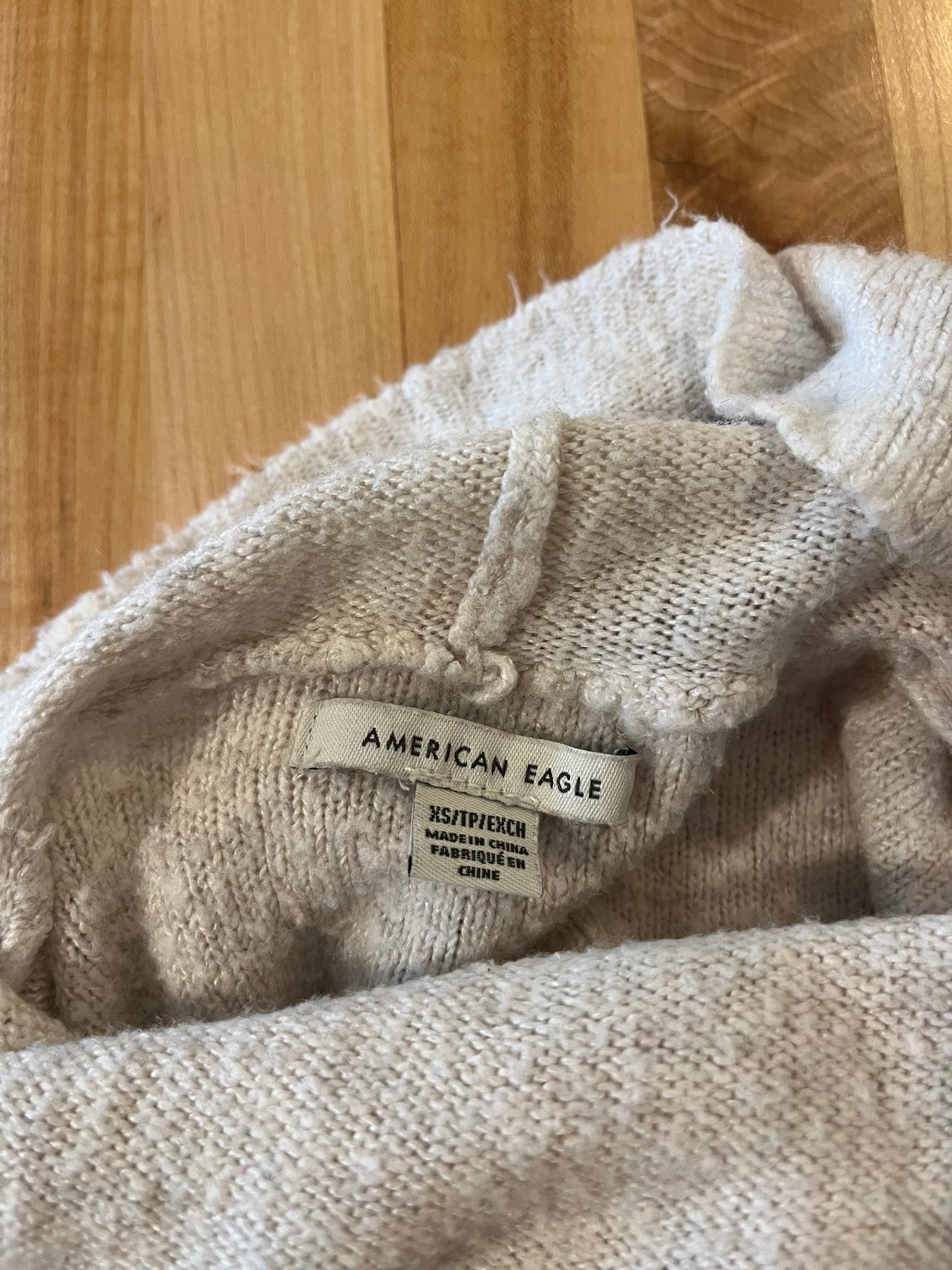American Eagle Cream Sweater