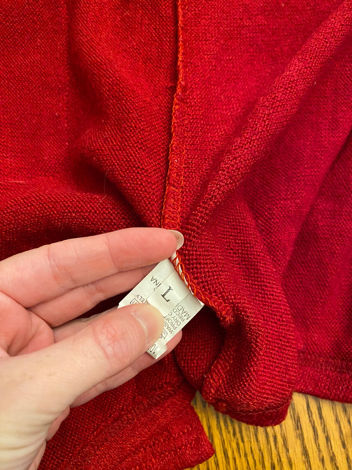 No Brand Red Cardigan