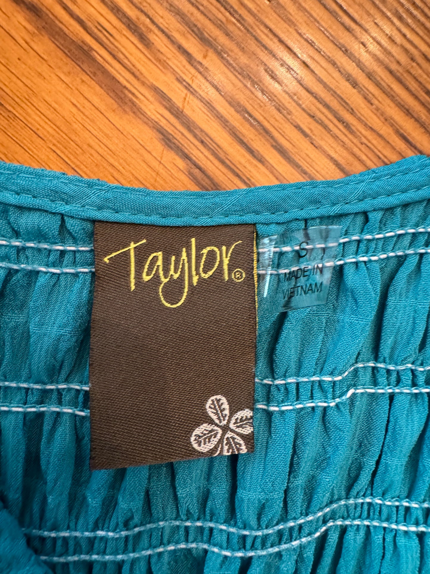 Taylor Blue Ruched Maxi Dress