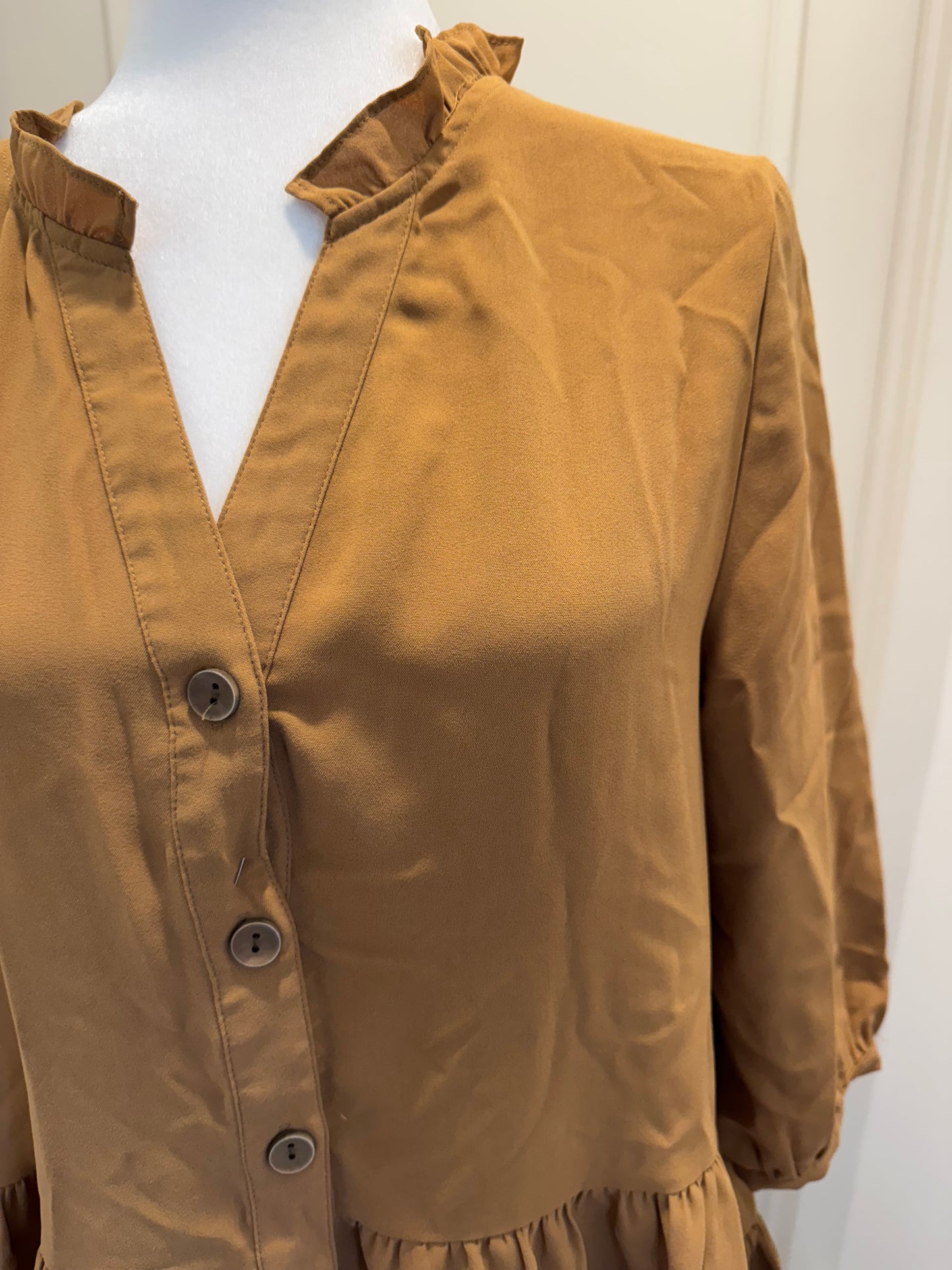 Versona Rust Layered Top