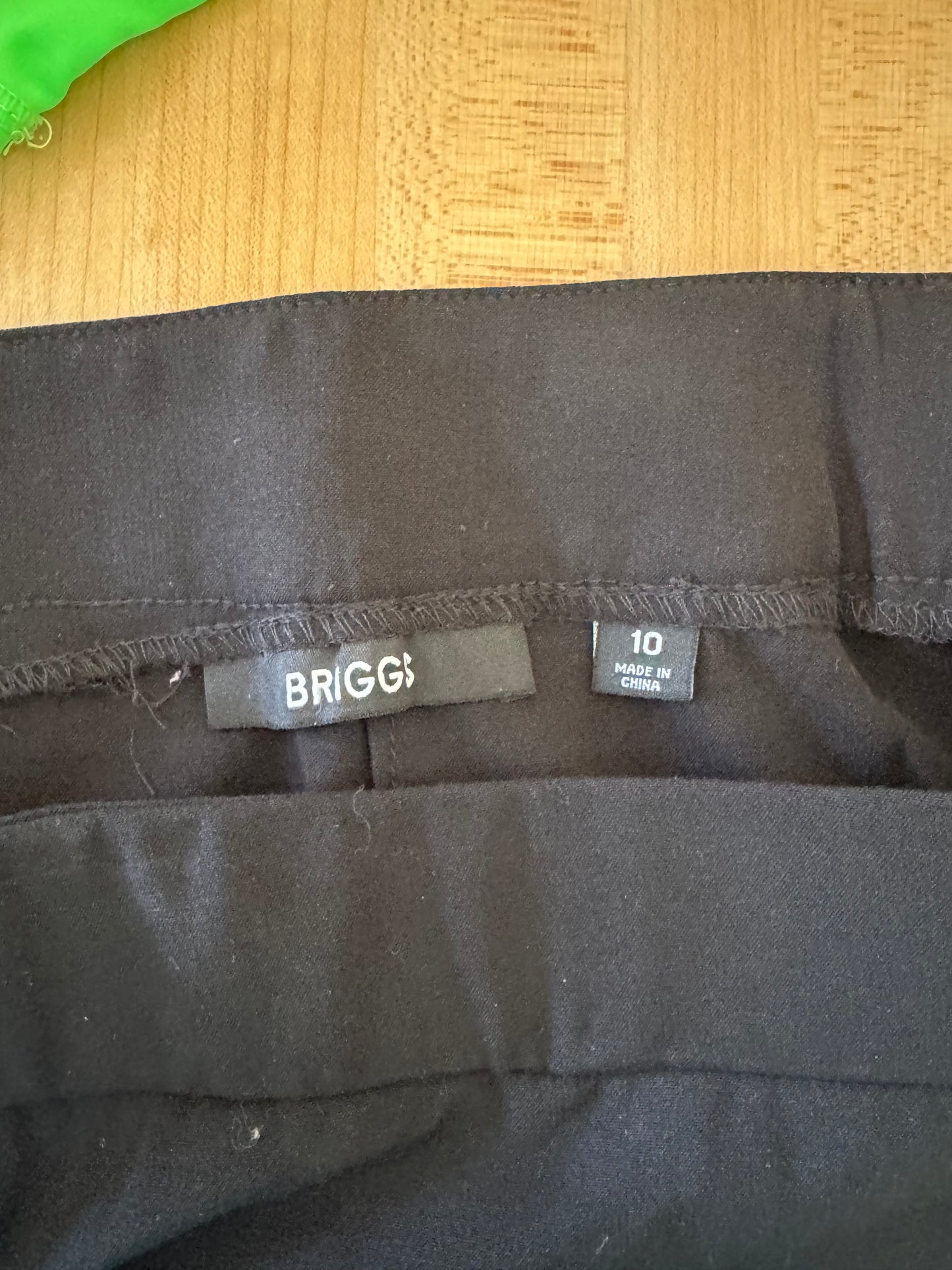 Briggs Black Pencil Skirt