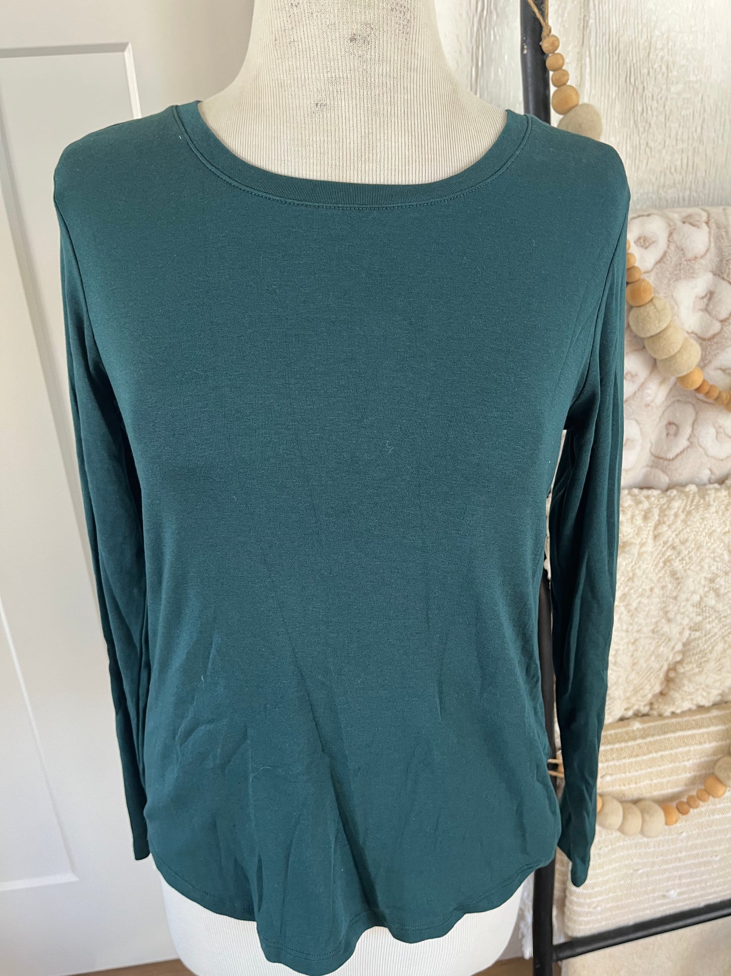 Eddie Bauer Hunter Green Layering Top