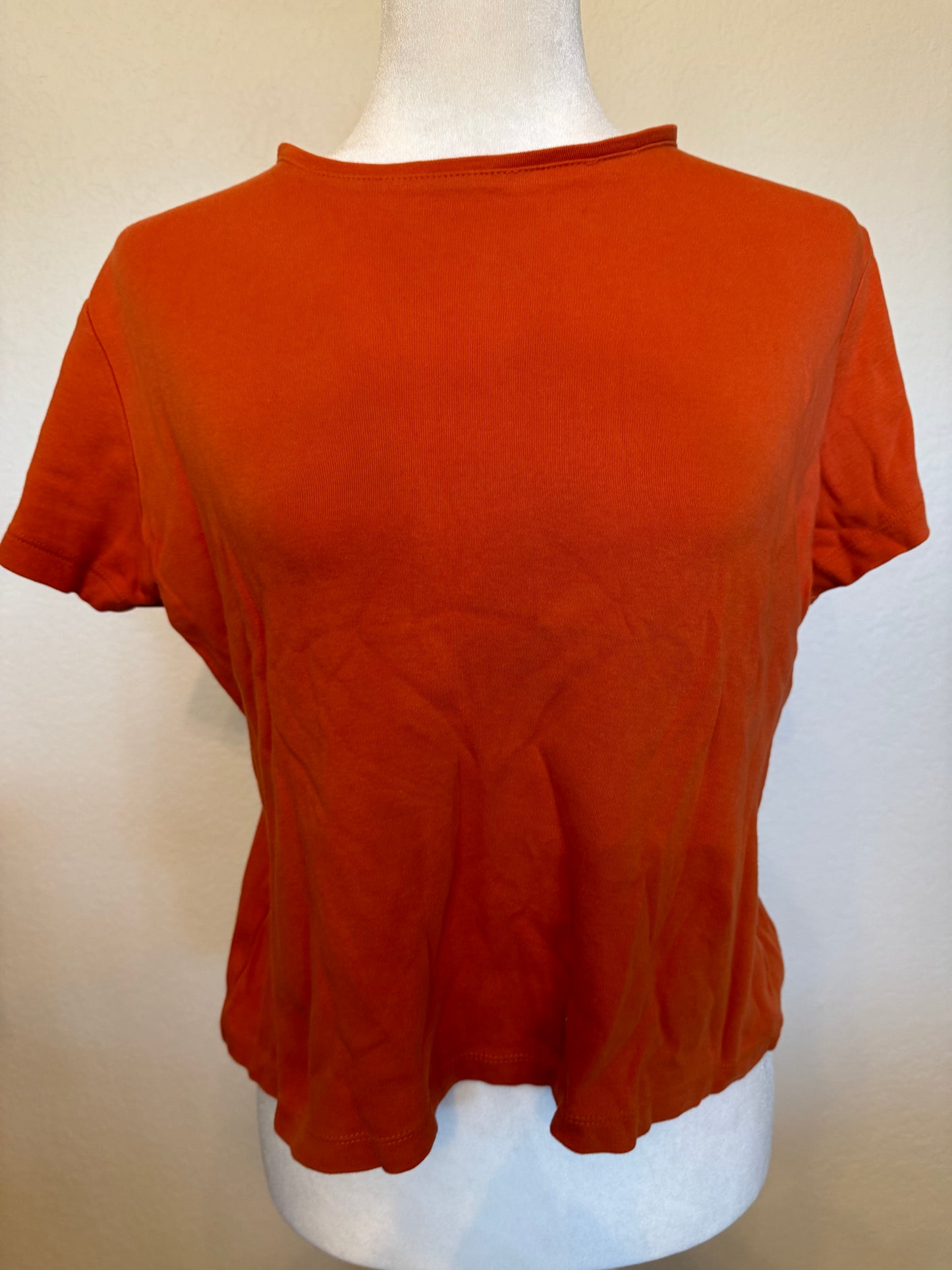 Coldwater Creek Burnt Orange Tee