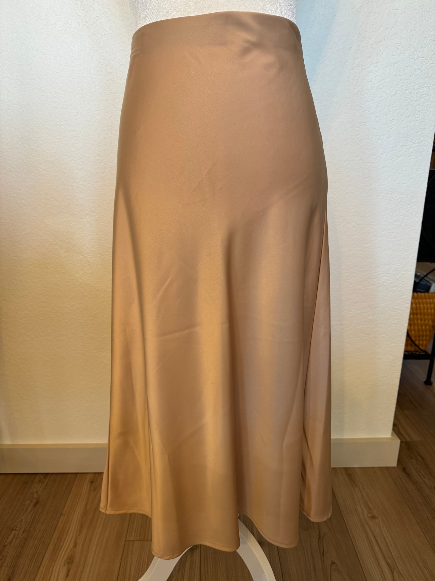 Rachel Zoe Champagne Slip Skirt