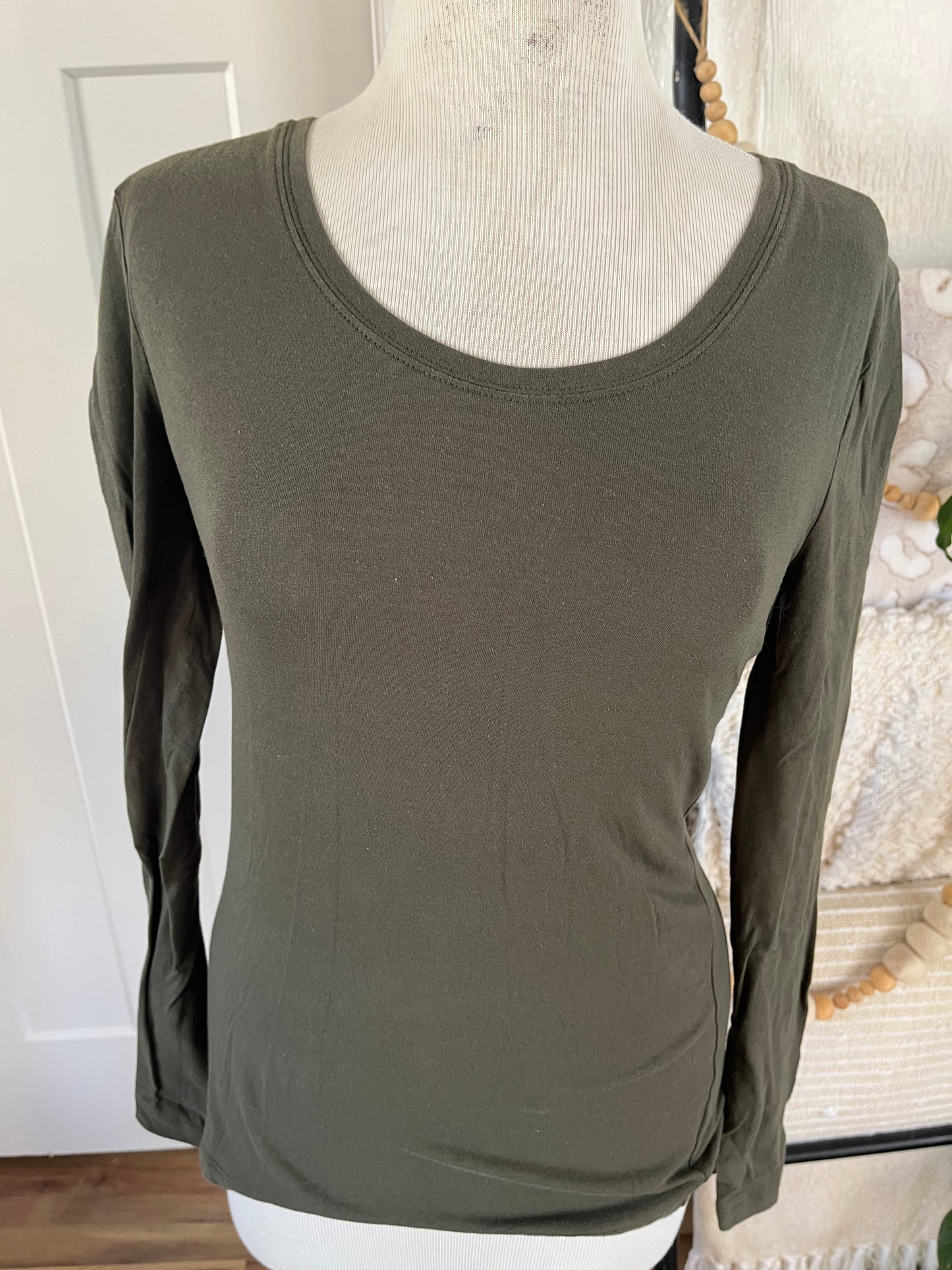 Zenana Outfitters Sage Green Layering Top