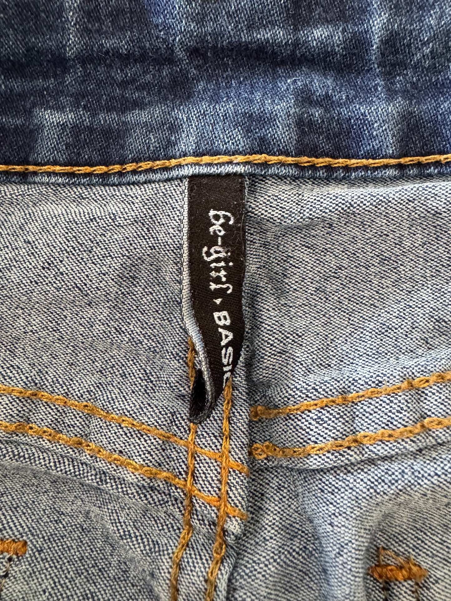 Be Girl Button Front Denim Skirt