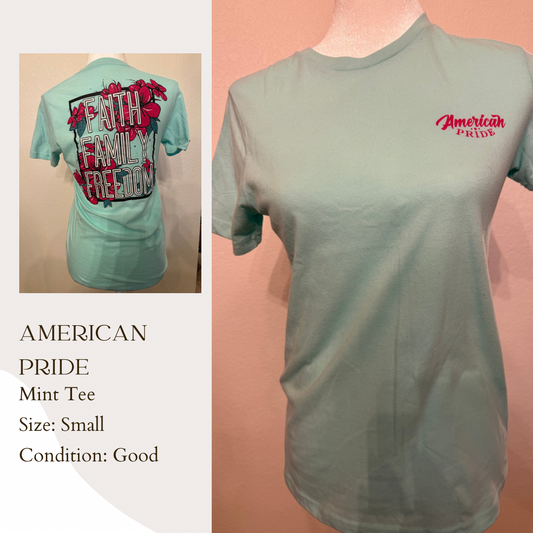 American Pride Mint Tee