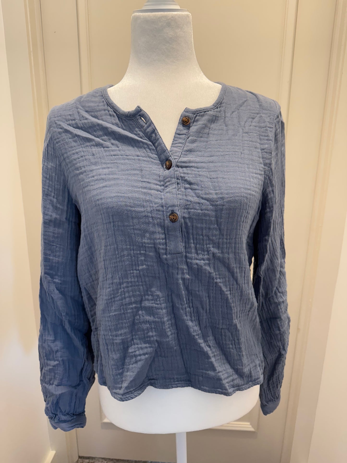 A.N.A. Slate Blue Top