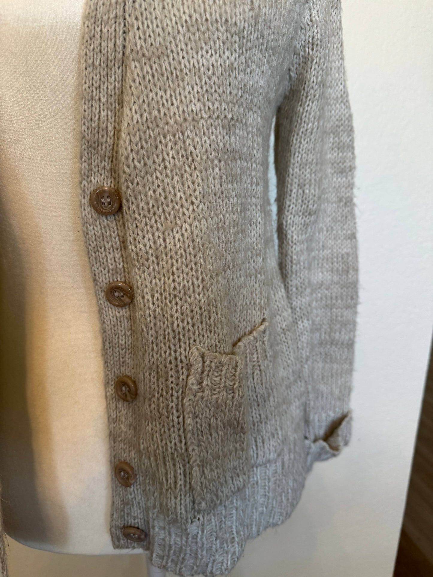 Whispers Cream Knit Cardigan