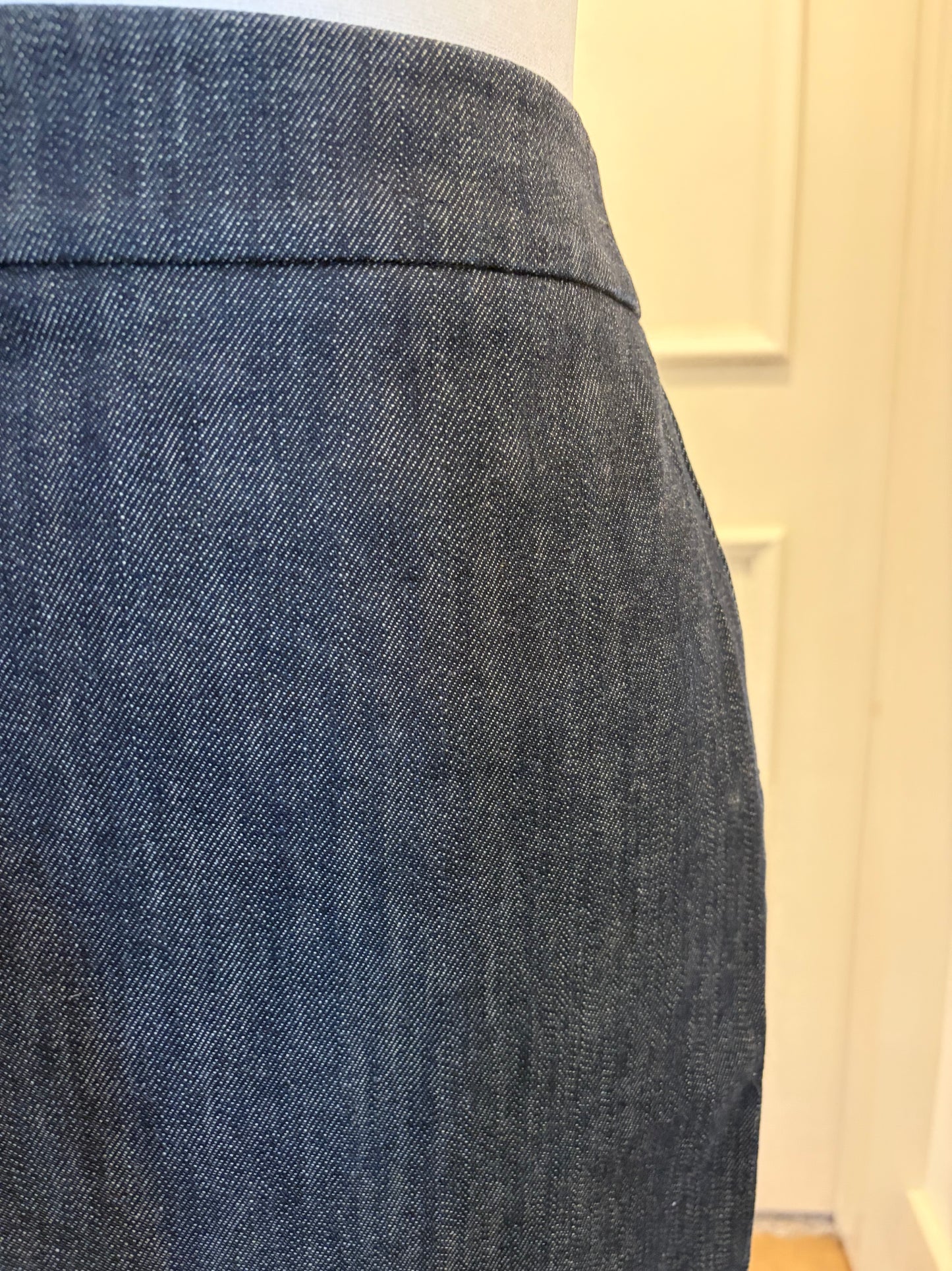 J. Crew Stretchy Denim Pencil Skirt